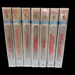 Hanna Barbera The Greatest Adventure Stories From the Bible VHS‎ Lot 7 Tapes